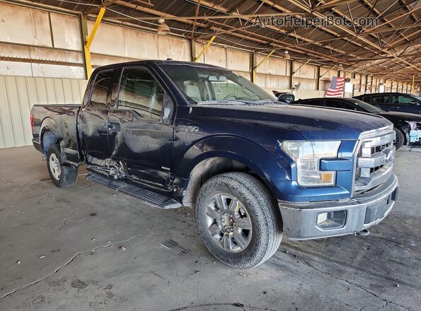 1FTEX1EP8GFA29010 2016 FORD F150 Blue წინა მარჯვენა