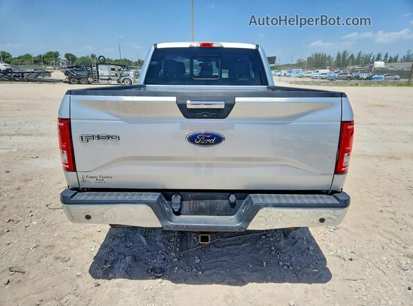 1FTEX1EPXGFD01217 2016 FORD F150 Silver Vista trasera