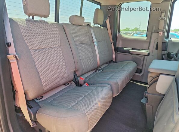 1FTEX1EPXGFD01217 2016 FORD F150 Silver Vista de los asientos traseros