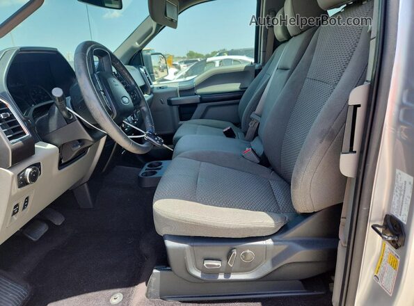 1FTEX1EPXGFD01217 2016 FORD F150 Silver Vista interior delantera