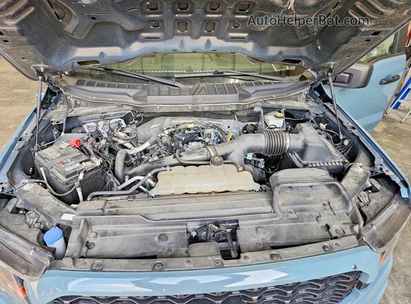 1FTEX1EPXPKD79620 2023 FORD F150 Blue უკანა სალონის ხედი