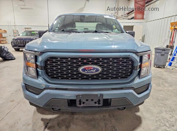 1FTEX1EPXPKD79620 2023 FORD F150 Blue წინა ხედი