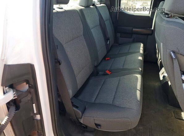 1FTEX1KP0RKF10769 2024 FORD F150 White Rear seats view