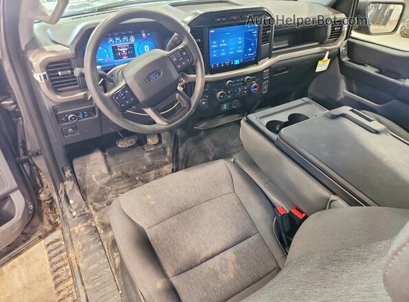 1FTEX1LP0RKF17042 2024 FORD F150 Gray Widok deski rozdzielczej