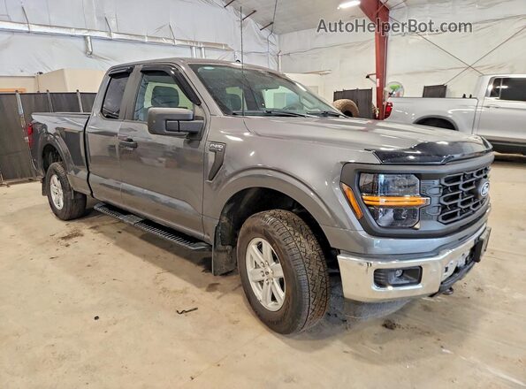 1FTEX1LP0RKF17042 2024 FORD F150 Gray Przód prawy