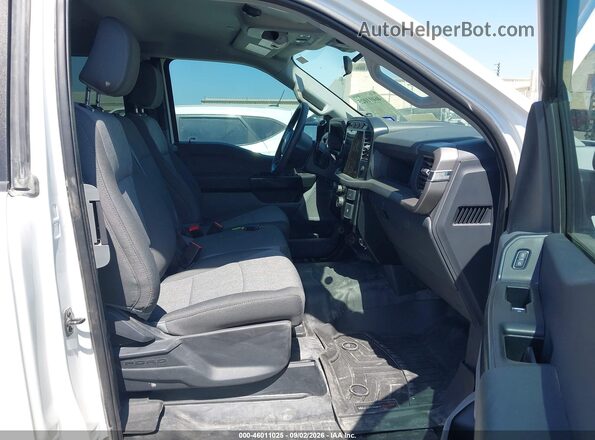 1FTEX1LP8RKD76138 2024 FORD F150 White Widok wnętrza z przodu
