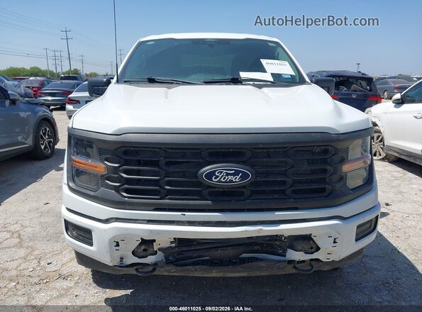 1FTEX1LP8RKD76138 2024 FORD F150 White Widok zestawu wskaźników