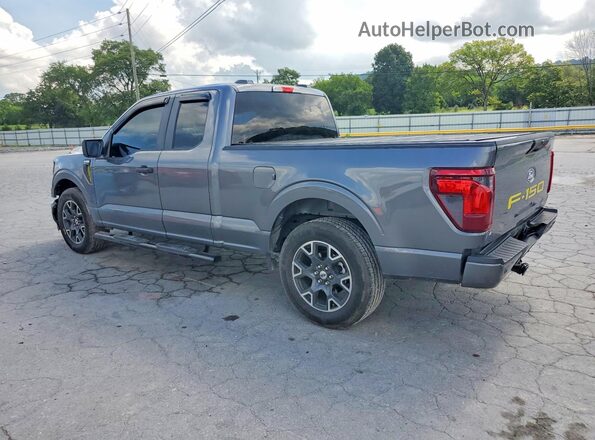 1FTEX2KP1RKE70076 2024 FORD F150 Gray Rear left