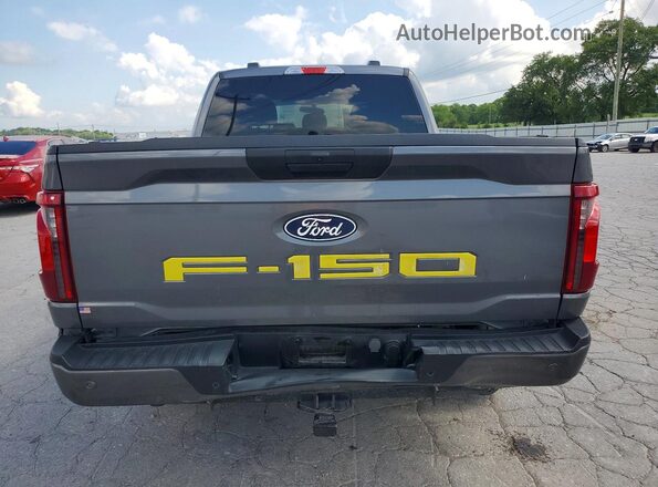 1FTEX2KP1RKE70076 2024 FORD F150 Gray Rear view