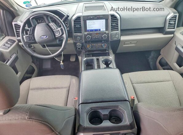 1FTFW1E47LKF05424 2020 FORD F150 Brown Вид панелі приладів