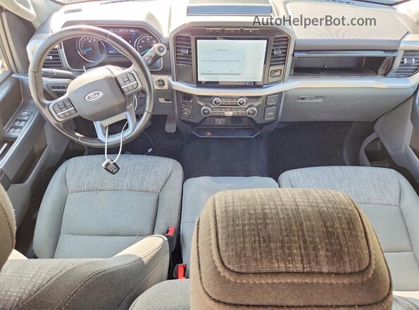 1FTFW1E50MKE05577 2021 FORD F150 White Вид панелі приладів