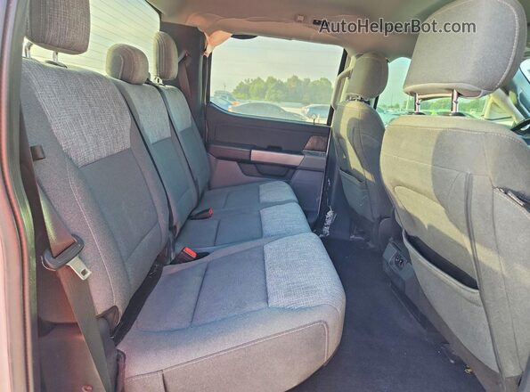 1FTFW1E51MFC09642 2021 FORD F150 White Вид задніх сидінь