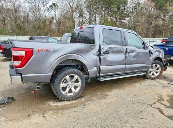 1FTFW1E51PFD23970 2023 FORD F150 Gray Rear right