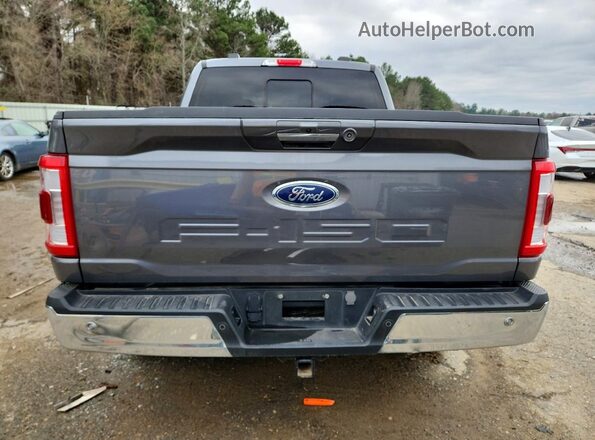 1FTFW1E51PFD23970 2023 FORD F150 Gray Rear view