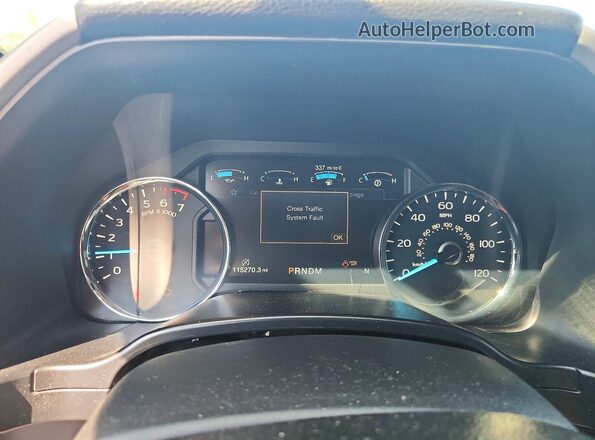 1FTFW1E54KFC35309 2019 FORD F150 White Instrument cluster view