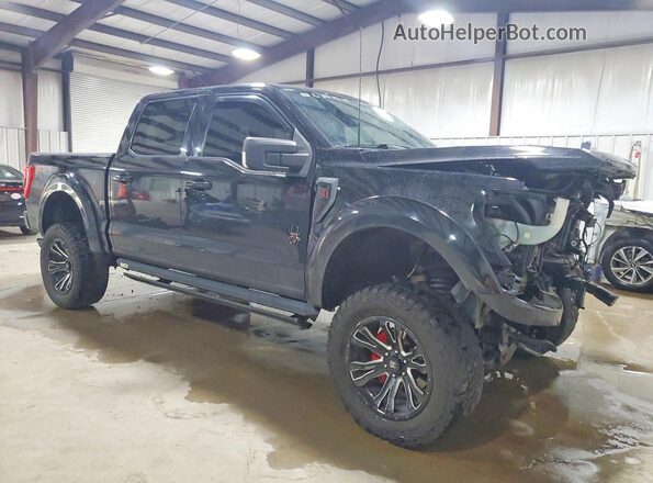 1FTFW1E54MFD11520 2021 FORD F150 Черный Передняя правая четверть