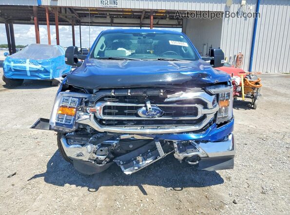 1FTFW1E54NFA96769 2022 FORD F150 Синий Вид спереди