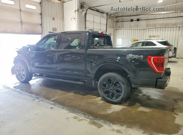 1FTFW1E55PFB36747 2023 FORD F150 Black Tył lewy