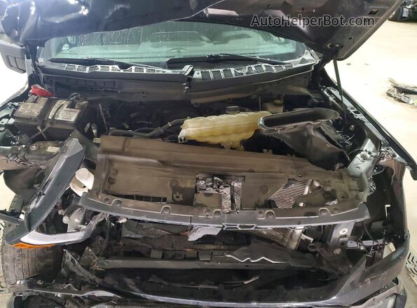1FTFW1E55PFB36747 2023 FORD F150 Black Widok wnętrza z tyłu