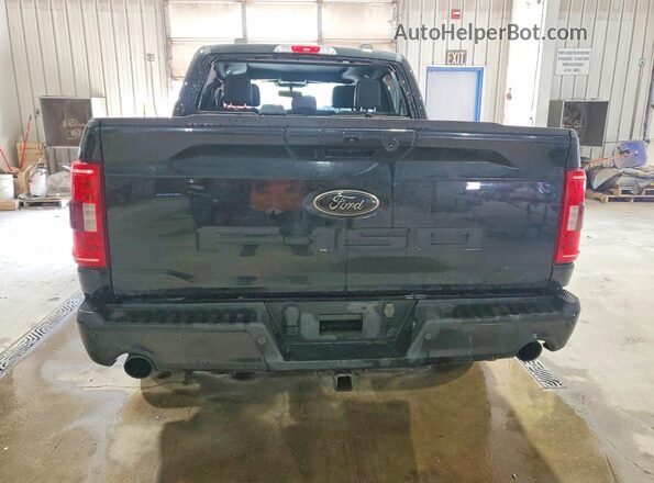 1FTFW1E55PFB36747 2023 FORD F150 Black Widok z tyłu