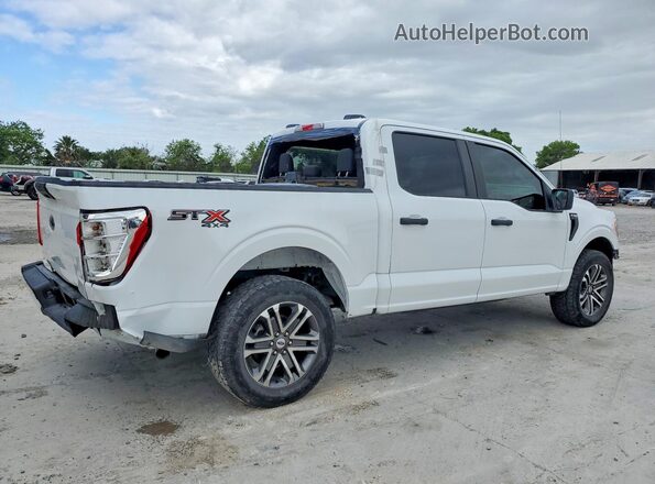 1FTFW1E56NKE60441 2022 FORD F150 White Задня права чверть