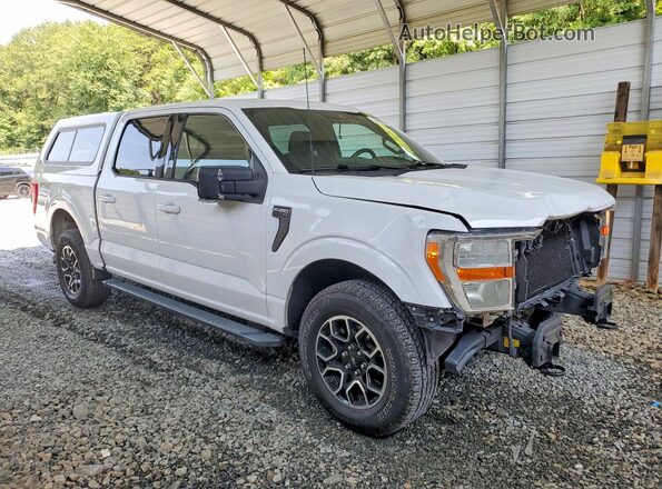 1FTFW1E57MKF05787 2021 FORD F150 White Delantero derecho
