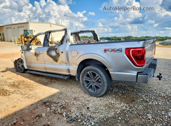 1FTFW1E57NFB09997 2022 FORD F150 Silver Tył lewy