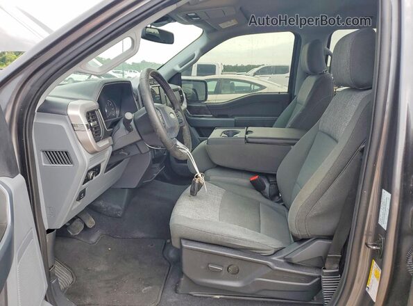 1FTFW1E57PFC35697 2023 FORD F150 Gray წინა სალონის ხედი