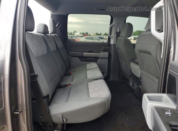 1FTFW1E57PFC35697 2023 FORD F150 Gray უკანა სალონის ხედი