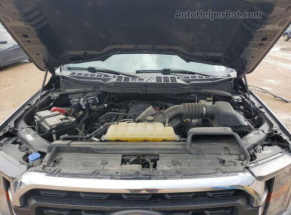 1FTFW1E57PFC35697 2023 FORD F150 Gray ძრავის განყოფილების ხედი