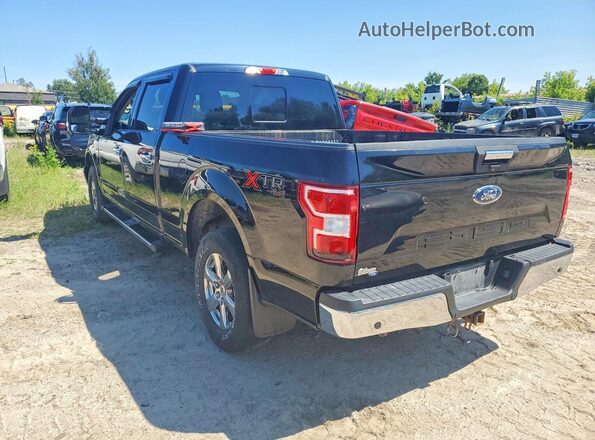 1FTFW1E58JKE10103 2018 FORD F150 Black Задня ліва чверть