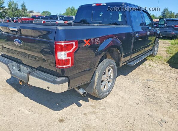 1FTFW1E58JKE10103 2018 FORD F150 Black Задня права чверть