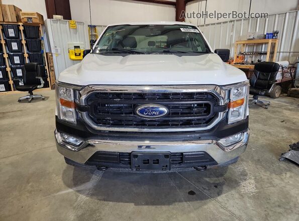 1FTFW1E5XMKE56732 2021 FORD F150 White Widok z przodu