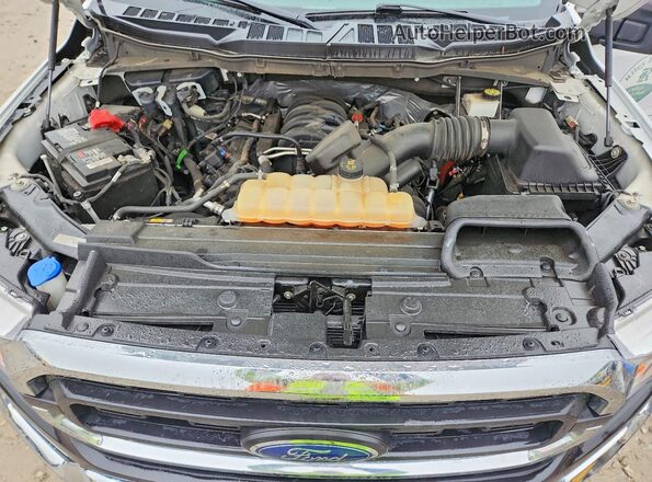 1FTFW1E5XMKE56732 2021 FORD F150 White Widok wnętrza z tyłu