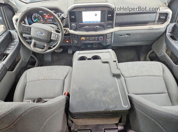 1FTFW1E5XMKE56732 2021 FORD F150 White Widok deski rozdzielczej