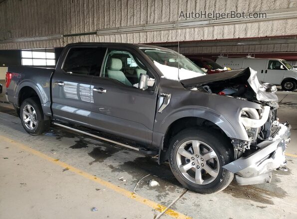 1FTFW1E80MFC61287 2021 FORD F150 Gray Przód prawy