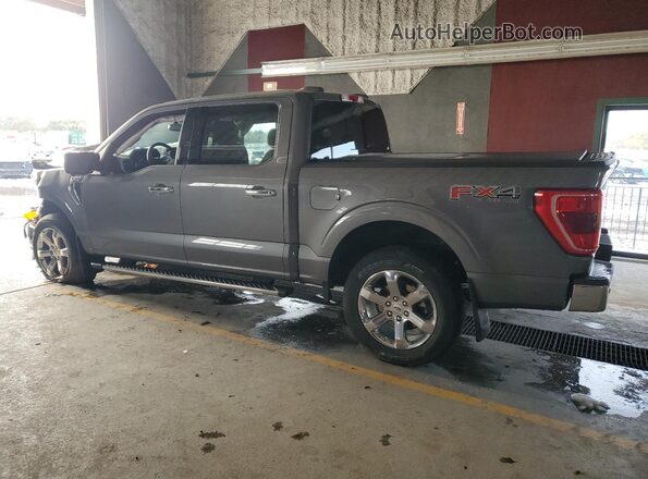 1FTFW1E80MFC61287 2021 FORD F150 Gray Tył lewy