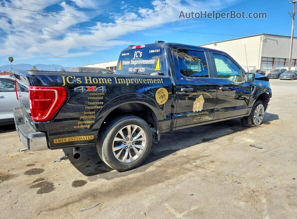 1FTFW1E80PFC47510 2023 FORD F150 Black Tył prawy
