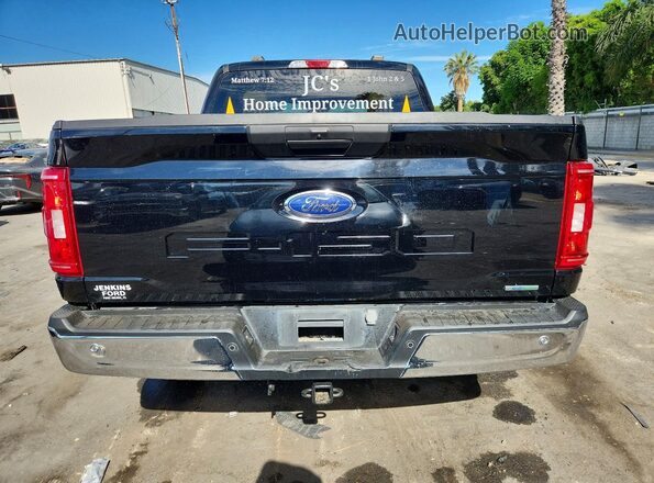 1FTFW1E80PFC47510 2023 FORD F150 Black Widok z tyłu