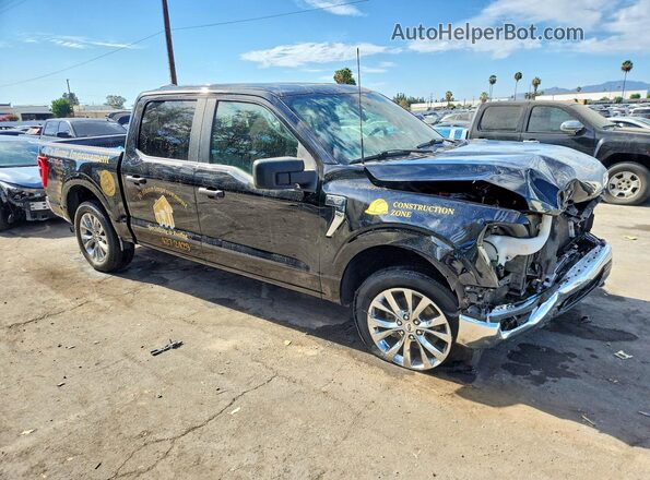 1FTFW1E80PFC47510 2023 FORD F150 Black Przód prawy