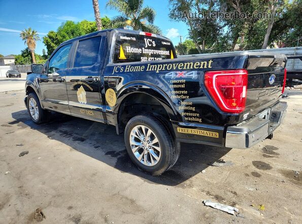 1FTFW1E80PFC47510 2023 FORD F150 Black Tył lewy
