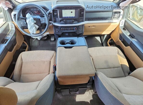 1FTFW1E80PFC47510 2023 FORD F150 Black Widok deski rozdzielczej
