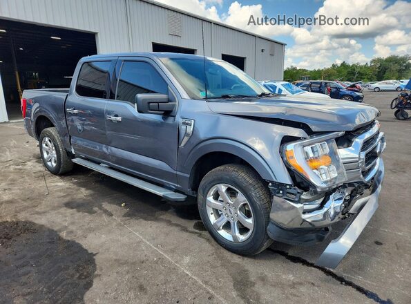 1FTFW1E82NFC07202 2022 FORD F150 Silver Передня права чверть