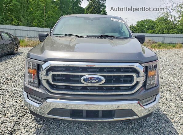 1FTFW1E82PFA51861 2023 FORD F150 Gray Front view