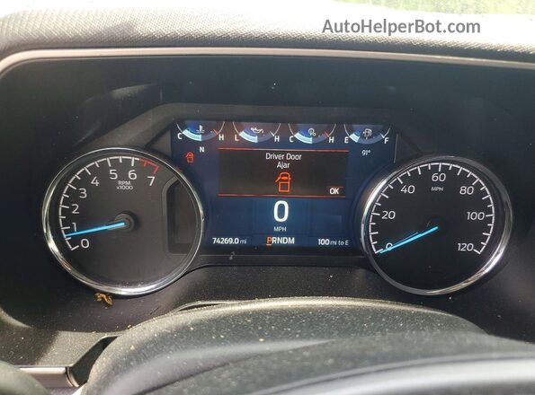 1FTFW1E82PFA51861 2023 FORD F150 Gray Instrument cluster view