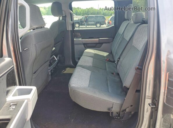 1FTFW1E82PFA51861 2023 FORD F150 Gray Rear interior view