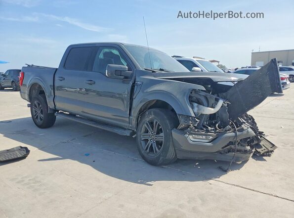 1FTFW1E84MFA88762 2021 FORD F150 Gray Առջևի աջ