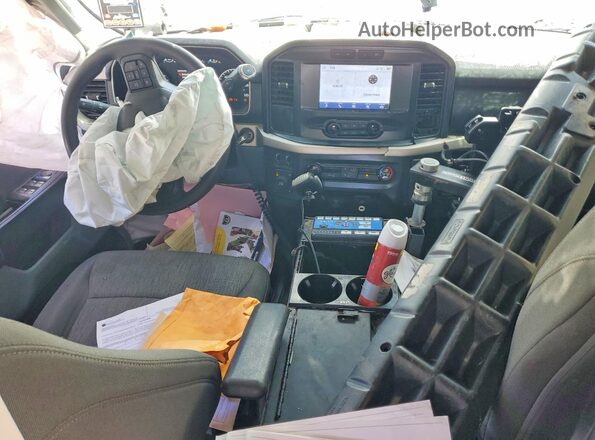 1FTFW1E84MFB63850 2021 FORD F150 White Առջևի վահանակի տեսք