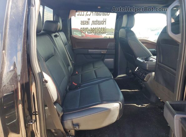 1FTFW1E84PKD28128 2023 FORD F150 Black Սալոնի հետևի տեսք