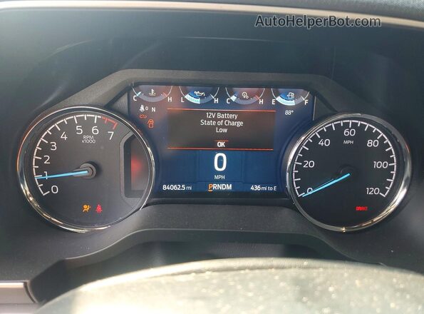 1FTFW1E85NFA23355 2022 FORD F150 Black Widok zestawu wskaźników